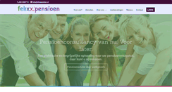 Desktop Screenshot of felixxpensioen.nl